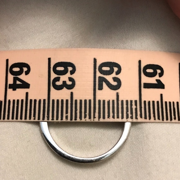 Pink and white CZ Ring - silver tone - Picture 4 of 5